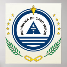 Cape Verde Coat of Arms detail Print