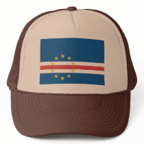 Cape Verde Flag Mesh Hats