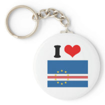 Cape Verde Flag Keychains