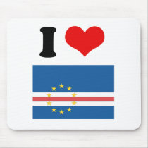 Cape Verde Flag Mousepads