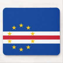 Cape Verde Flag Mousepads