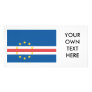 Cape Verde Flag Customized Photo Card