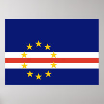 Cape Verde Flag Poster