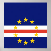 Cape Verde High quality Flag Posters