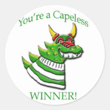 Capeless Win Stickers