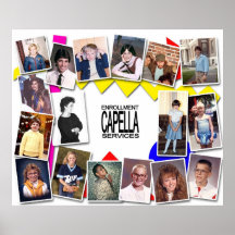 Capella Enrolment Services 80's Party Print