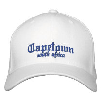 Capetown, South Africa Hat Embroidered Baseball Cap