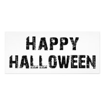 Capital Grunge Happy Halloween Full Color Rack Card