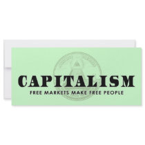 Capitalism Customized Rack Card