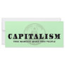 Capitalism Customized Rack Card