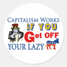 Capitalism Works Sticker