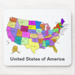 Capitals of the United States Mousepads