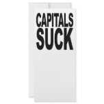 Capitals Suck rack cards