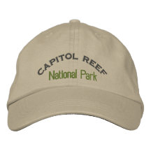 Capitol Reef National Park Embroidered Baseball Caps