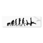Capoeira martial arts dance evolution gift bumper stickers