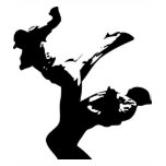 capoeirista armada martelo t-shirts