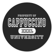 Cappuccino University Dark stickers