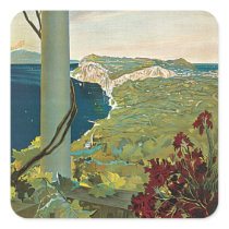 Capri Square Stickers