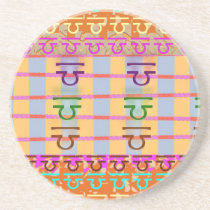 CAPRICON Zodiac GoodLuck Expression Drink Coaster