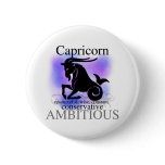 Capricorn About You Pinback Button