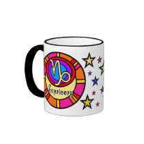 CAPRICORN DOUBLE SIDED COFFEE MUGS