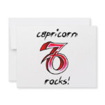 Capricorn Horoscope Sign design! invitations