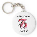 Capricorn Horoscope Sign design! Keychain