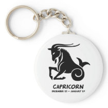 Capricorn Keychain