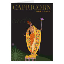 Capricorn Note Greeting Card