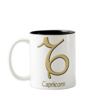 Capricorn symbol mugs