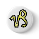 Capricorn Symbol (style 1_yellow) button