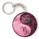 Capricorn Yin Yang keychains
