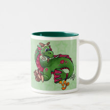 Capricorn zodiac cute Baby Dragon mug