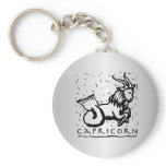 Capricorn Zodiac Keychain