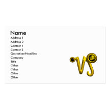 CAPRICORN ZODIAC SIGN JEWEL BUSINESS CARD TEMPLATE