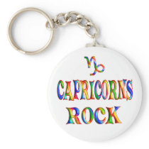 Capricorns Rock Key Chain