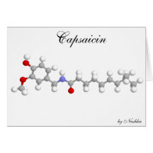 Capsaicin Greeting Card
