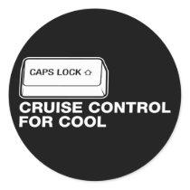 capslock - cruise control for cool stickers