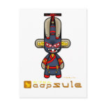 Capsule Toyz - Black Rabbit Ninja postcards