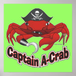 Captain "A-Crab" posters