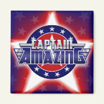Captain Amazing Magnet magnets