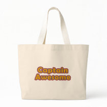 Captain Awesome Tote Bags