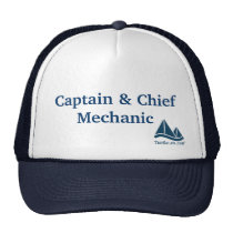 Captain & Chief Mechanic Sailing Hat hats