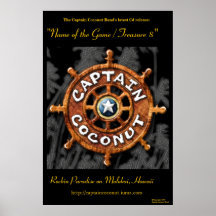 Captain Coconut's OLD Gold Cd release poster 