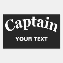 CAPTAIN - CUSTOMIZABLE STICKER