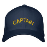 CAPTAIN embroidered hats