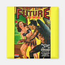 Captain Future - Star Dread! Refrigerator Magnet