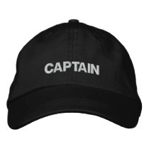 CAPTAIN HAT EMBROIDERED BASEBALL CAP