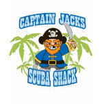 Captain Jack's Scuba Shack t-shirts