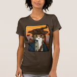 Captain Leo, Pirate Cat & Rat Fantasy Art T-Shirt